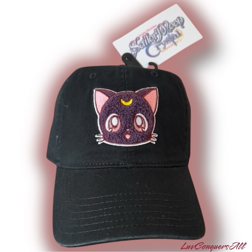 Pretty Guardian Sailor Moon Luna Chenille Patch Ball Cap